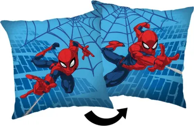 Produktbild von Spiderman Blue Samtkissenbezug 40x40 cm