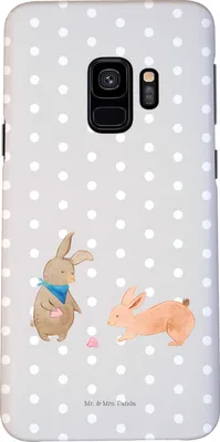 Produktbild von Mr. & Mrs. Panda Samsung Galaxy S9 Handyhülle Hasen Muschel - Grau Pastell - Geschenk, Handy Case, Muttertag, Schutzhülle, Muscheln, Cover, Urlaub, Strand, Hülle