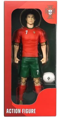 Produktbild von MEGABLEU Ronaldo Figur, Portugal, 20 cm, Artikulationsfigur