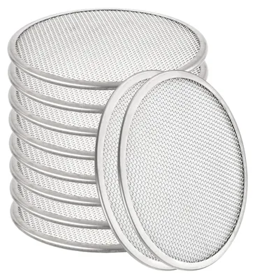 10 Keimdeckel Edelstahl 70 mm für Weithalsgläser