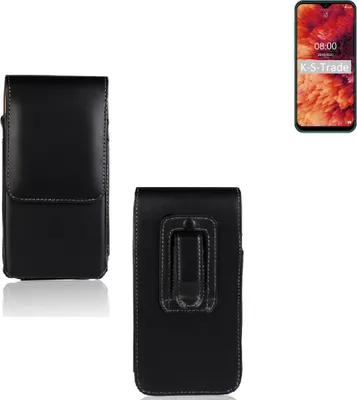 Produktbild von K-S-Trade Gürteltasche für Ulefone Note 8P Schutz Hülle Handy Hülle mit Magnetverschluss Holster in schwarz