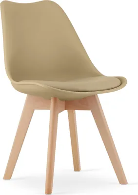 Produktbild von MARK Stuhl - dunkelbeige / natürliche Beine x 1