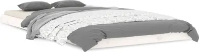 Obrázek produktu pro Rám postele bílý 100 x 200 cm masivní borovice