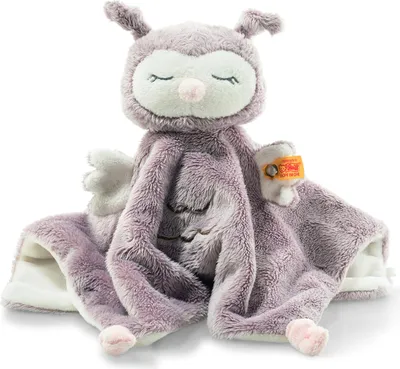 Produktbild von Steiff  Ollie Eule Schmusetuch 26 rosebraun/ creme 241857