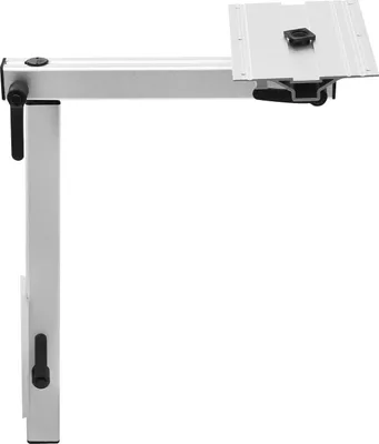 Obrázok produktu pre Odnímateľná noha stola pre karavan/loď - Výškovo nastaviteľná konštrukcia stola DX0052 - Nosnosť 50 kg - Výška zdvihu 17 cm - Otočná o 360° - Hliníková zliatina - Strieborná farba