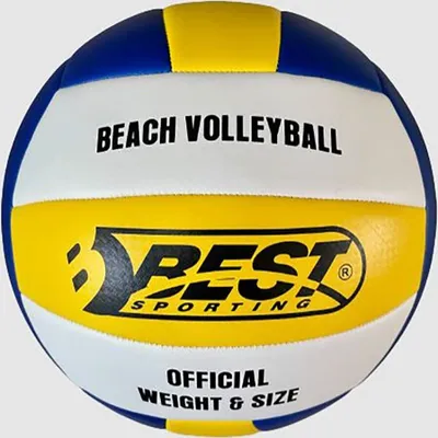Produktbild von Best Sporting Beach-Volleyball in Größe 5 I Outdoor & Indoor Beachvolleyball aus Kunstleder I hochwertiger Beach Volleyball mit perfektem Grip I formbeständiger & weicher Ball