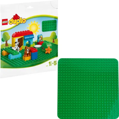 Produktbild von LEGO 2304 DUPLO Classic Große Bauplatte, Spielzeug für Vorschulkinder, grün