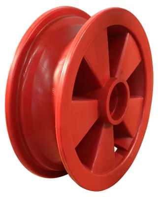 pneumatika + koleso 4,80/4,00-8 S-2202 2PR + 2,50Ax8 NL75 plast červený