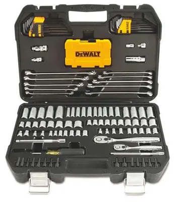 DEWALT Werkzeug-Set 142-teilig mit Ratschen und DirectTorque™-Technologie