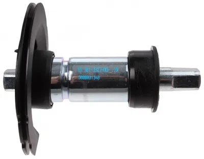 Zdjęcie produktu dla Wał korbowy 128 x 30 mm srebrny / czarny