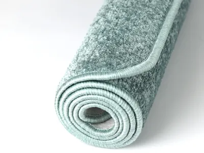 Produktbild von Primaflor Kurzflor Teppich MANILA - Mintgrün - 67x180cm - Gekettelter Teppich-Läufer für Wohnzimmer, Kinderzimmer & Flur