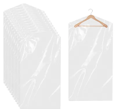 Produktbild von Transparente Kleiderhüllen 100 Stück - Staubschutz für Kleidung