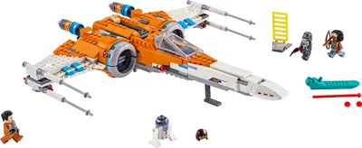 Produktbild von LEGO 75273 Star Wars Poe Damerons X-Wing Starfighter Bauset, Serie Der Aufstieg Skywalkers