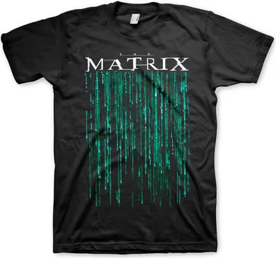 Produktbild von The Matrix T-Shirt - X-Large - Black