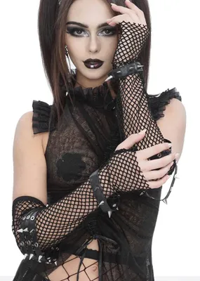 Produktbild von Devil Fashion Armstulpen - Midnight Mesh XL-XXL