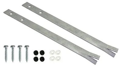 Produktbild von Bodenanker zum Einbetonieren 40 cm aus Stahl feuerverzinkt inkl. Schrauben-Set