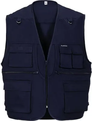 Productafbeelding van Planam outdoor zomerjas marineblauw, maat L, artikelnummer 1411052