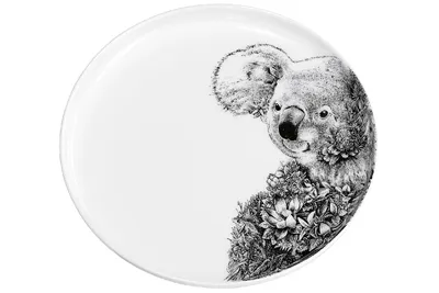 Produktbild von MARINI FERLAZZO Teller 20 cm, Koala, Porzellan, in Geschenkbox
