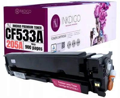 Produktbild von Inkdigo Toner CF533A für HP Color LaserJet Pro MFP M180fndw, M180n, M181fw; M154nw – Magenta, 900 Seiten,, KI-generiertes Bild