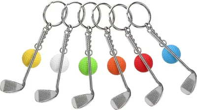 Obrázok produktu pre Golfová loptička na kľúče, kľúčenky, prívesok na kľúče, prívesok na kľúče, golfový prívesok