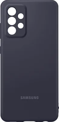 Produktbild von Samsung Galaxy A72 Hülle - Silikon - Samsung Backcover - Schwarz
