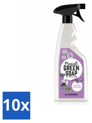 Produktbild von 10 x Marcel’s Green Soap Allesreiniger Spray - Lavendel & Rosmarin - 500 ml - Vorteilspackung - 10 Stücke