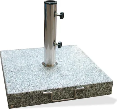 Zdjęcie produktu dla Stojak na parasole z kółkami 45x45 cm 40 kg Granit