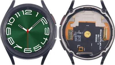 Produktbild von Für Samsung Galaxy Watch 6 Classic 43mm LCD Display mit Rahmen Ersatz Schwarz