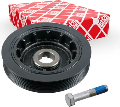 Produktbild von FEBI BILSTEIN 47164 Riemenscheibe Kurbelwelle für LAND ROVER Range Rover Evoque (L538) 158mm 5-Rippen