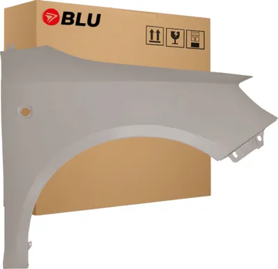 Image de BLU Aile Compatible avec Skoda Fabia II (5J) | Roomster 9202 Droite Silber Capuccinobeige | 2007-2015 | Avant | Peint| Prêt à Monter | Acier