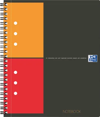 Produktbild von Oxford International Collegeblock "NOTEBOOK" A5+ kariert 80 Blatt