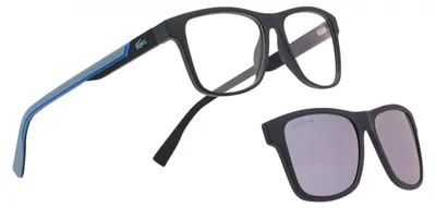 Produktbild von Lacoste L2707 CLIP Matte black 55/16/0 Herren Sonnenbrillen