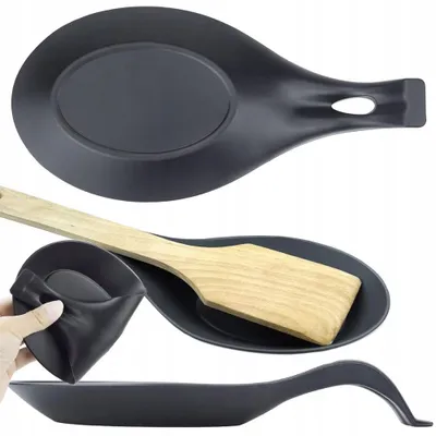 Produktbild von Verk 07211 Silikonlöffel zur Aufbewahrung von Holzlöffeln, schwarz