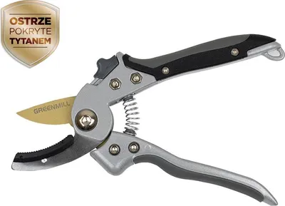 Obrázek produktu pro Zahradní kovadlinkové nůžky GREENMILL Professional Titanium UP0062T