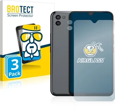 Produktbild von 3x BROTECT Schutzglas für Gigaset GS5 (Display+Kamera) Schutzfolie Panzer Folie Glas Display Schutz klar