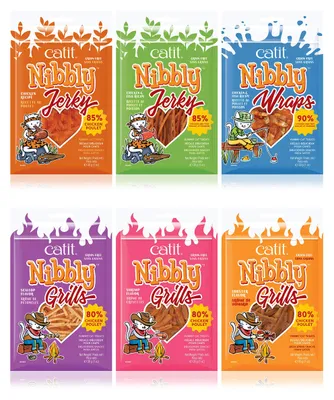 Imagen del producto de Catit Nibbly Grills con pollo y camarones, 30 g