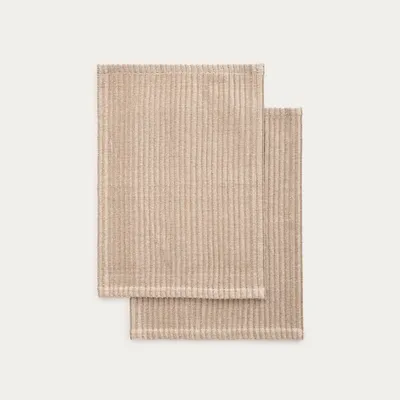 Zdjęcie produktu dla HOMLA Maty stołowe IMERA z ozdobnymi przeszyciami, zestaw 2 szt. 33x48cm