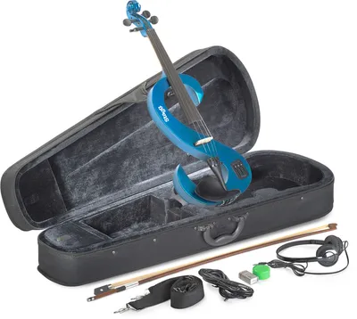 Produktbild von Stagg EVN 4/4 MBL 4/4 Silent Violinen Set