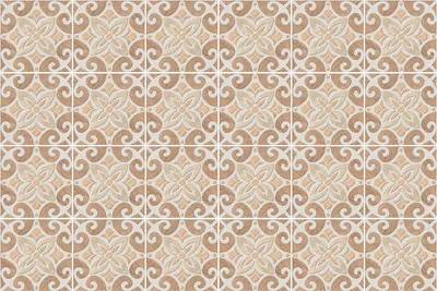 Produktbild von Fliesenaufkleber 15x15 cm – 24 Stück – Selbstklebend – Wasserfest – Pflegeleicht – Hitzebeständig – Für Küche & Bad – Florale Ornamente mit Wellen