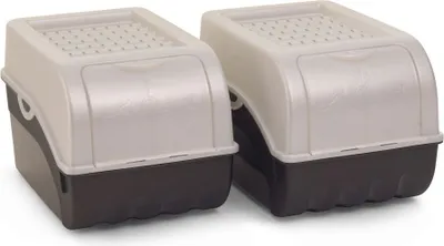 Produktbild von Novaliv 2x Mittel 5L perlmut Gemüsebox Kartoffel Aufbewahrungsbox Vorratsdose Zwiebeltopf Knoblauchbox Obsttopf