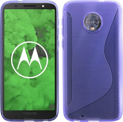 Obrázok produktu pre Silikónový ochranný kryt na mobilný telefón Motorola Moto G6 Plus fialový