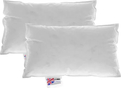 Produktbild von HOMESCAPES 2er-Set Füllkissen 30 x 50 cm – Kissenfüllung Gänsefedern & Daunen