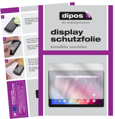 Produktbild von 2x Schutzfolie für Peaq PET 100 klar Displayschutzfolie Folie Display Schutz dipos