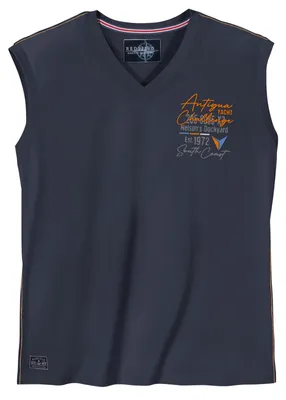 Produktbild von Redfield Übergrößen Muskelshirt maritim navy