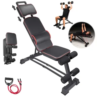 Image de Banc d'haltères polyvalente pour l'entraînement de la force et le développement musculaire
