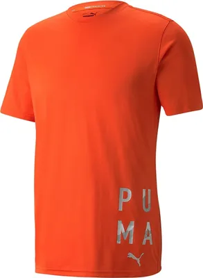 Produktbild von PUMA Train Graphic Trainingsshirt Herren cherry tomato S