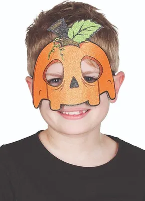 Produktbild von Rubies Kindermaske 6245601 Kürbis, Maske Halloween, Karneval