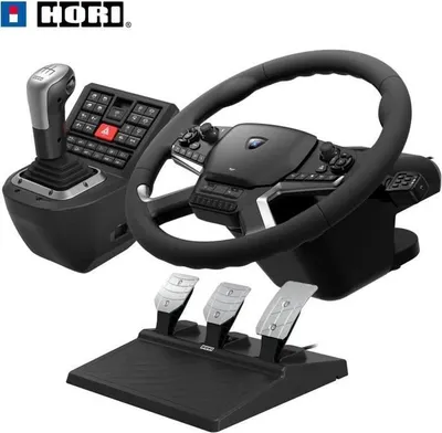 Produktbild von HORI PC Lenkrad mit Schaltung und Pedalen, Force Feedback, 1800° Rotation, Truck Simulator 2 & American Truck Simulator inklusive