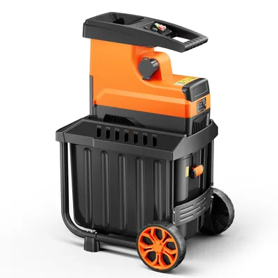 Produktbild von DOVAMAN Leisehäcksler 4,5 cm max. Astdurchmesser, 2800 W , 60L Box, Bürstenloser Motor