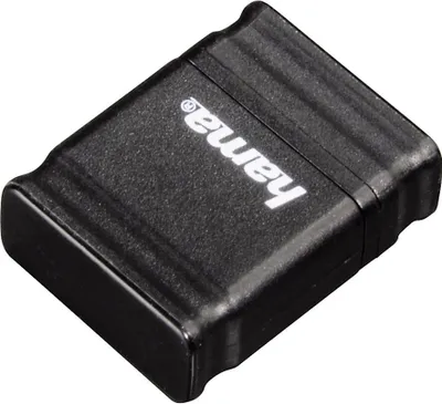 Zdjęcie produktu dla Pamięć USB 2.0 Hama 64 GB, czarna, 15 MB/s do samochodu i laptopa